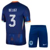 Camisola + Calções Holanda De Ligt 3 Criança Equipamento 2ª Euro 2024